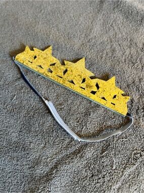 Meri Meri Gold Glitter Star Crown Headband